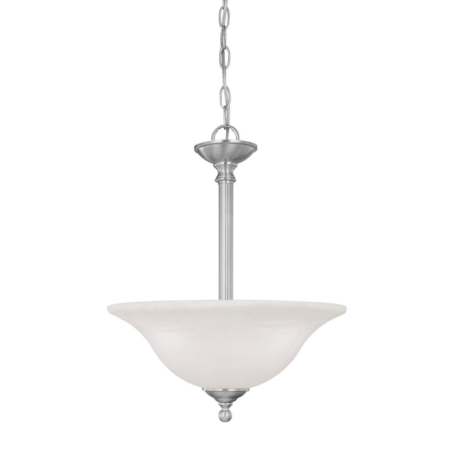 SL826678 - Riva 16'' Wide 3-Light Pendant - Brushed Nickel