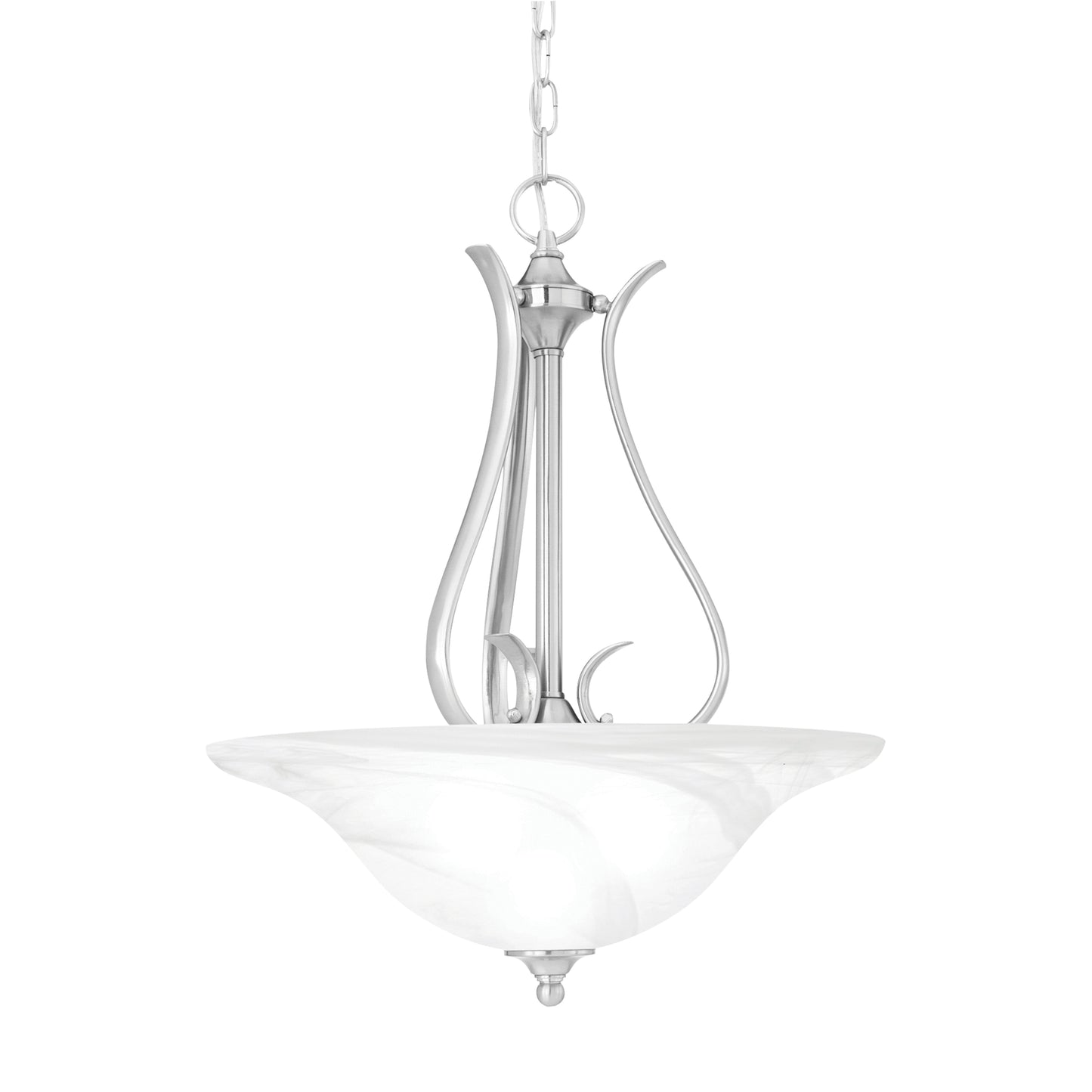 SL829278 - Prestige 18'' Wide 3-Light Pendant - Brushed Nickel