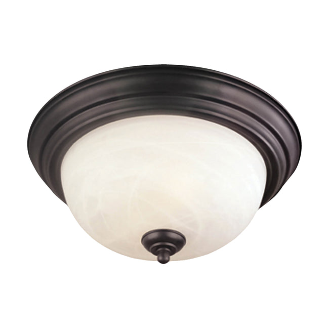 SL869363 - Harmony 14'' Wide 2-Light Flush Mount - Painted Bronze