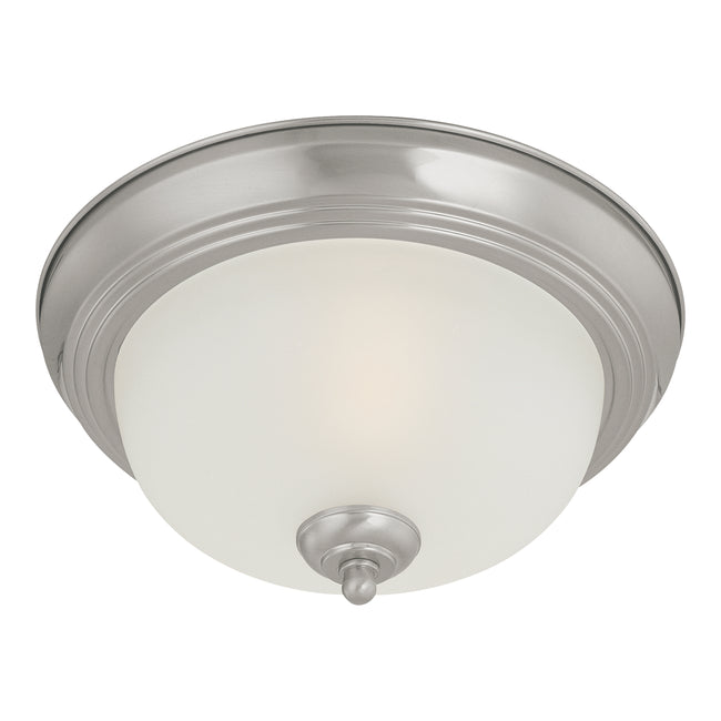 SL878178 - Ceiling Essentials 12'' Wide 1-Light Flush Mount - Brushed Nickel