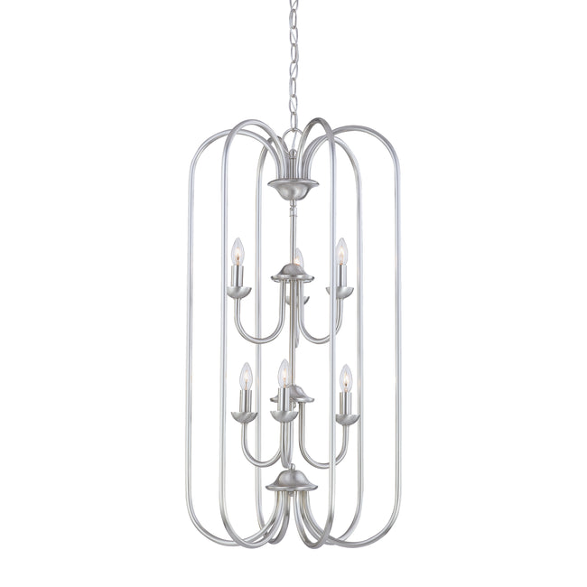 SL891878 - Bella 16.25'' Wide 6-Light Chandelier - Brushed Nickel