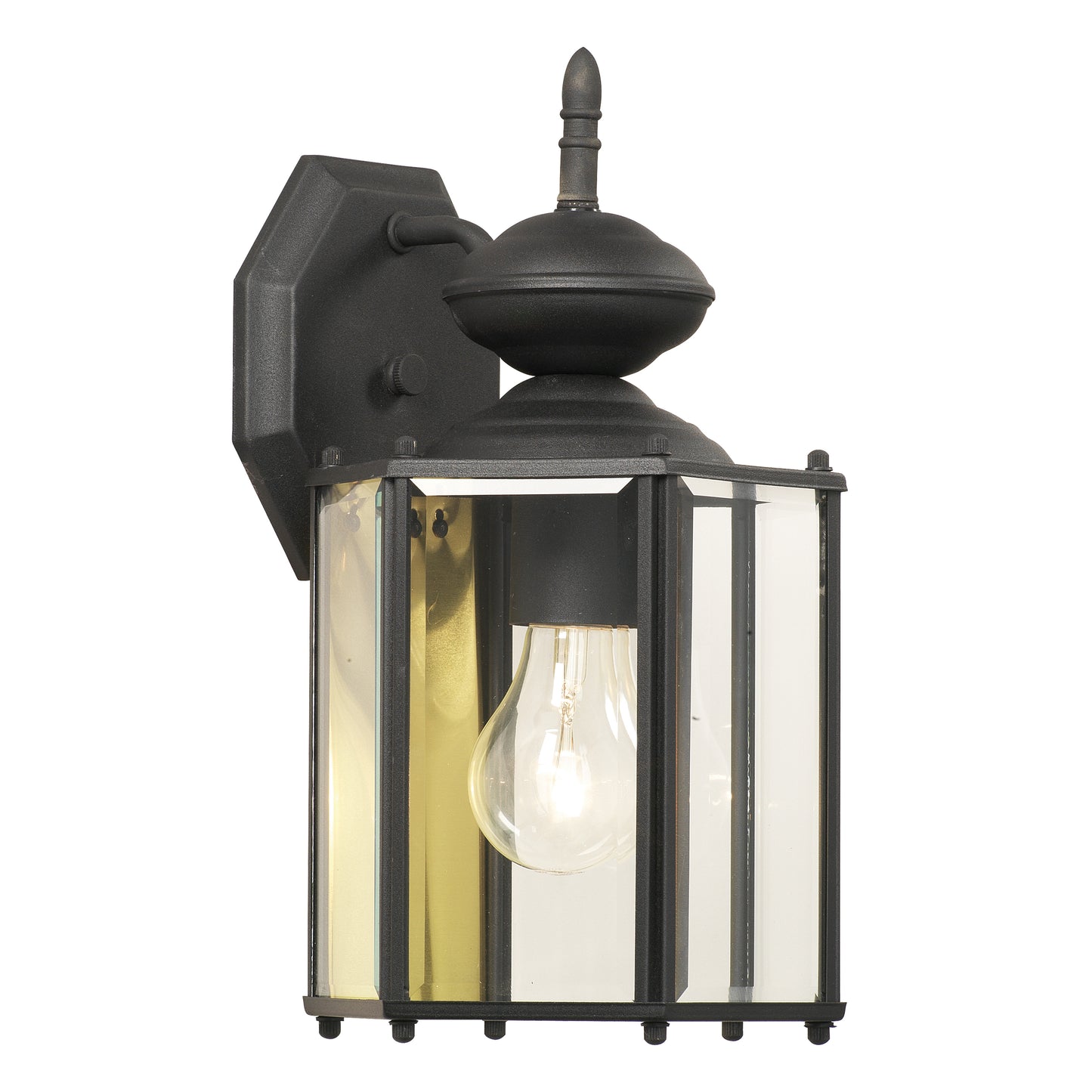 SL92427 - Brentwood 13.25'' High 1-Light Outdoor Sconce - Black