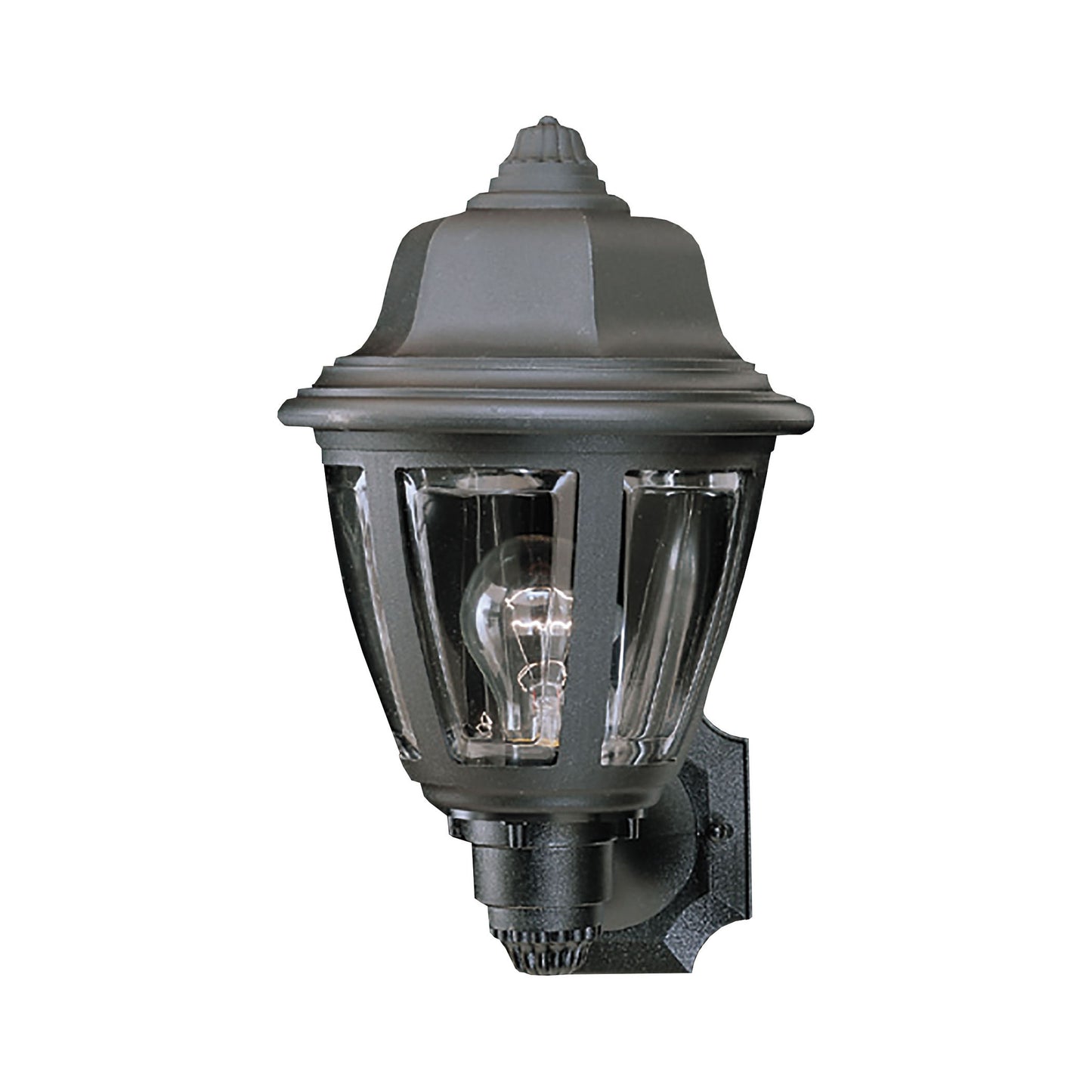 SL94407 - Essentials 1-Light Outdoor Wall Lantern in Black