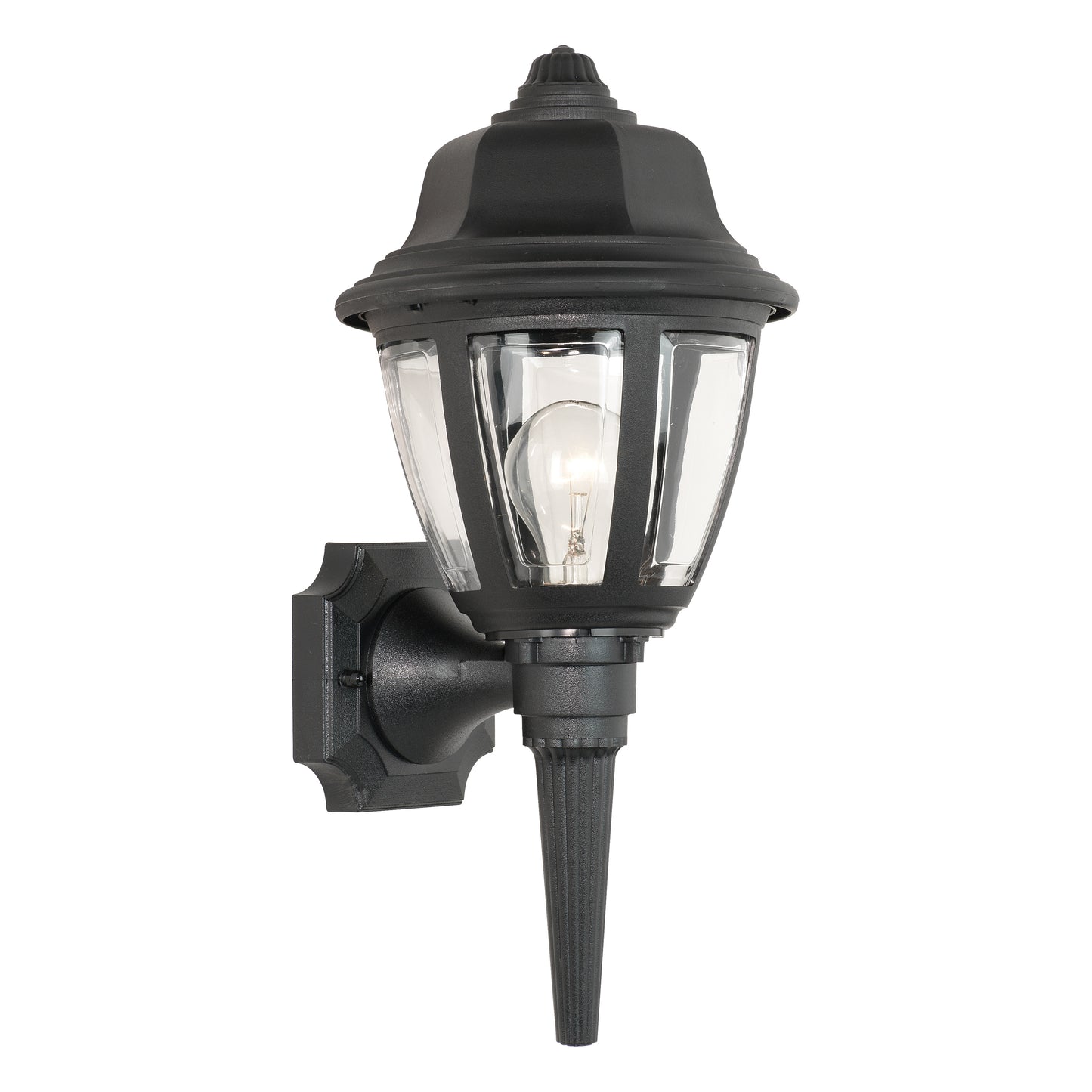 SL94427 - Outdoor Essentials 18'' High 1-Light Outdoor Sconce - Black