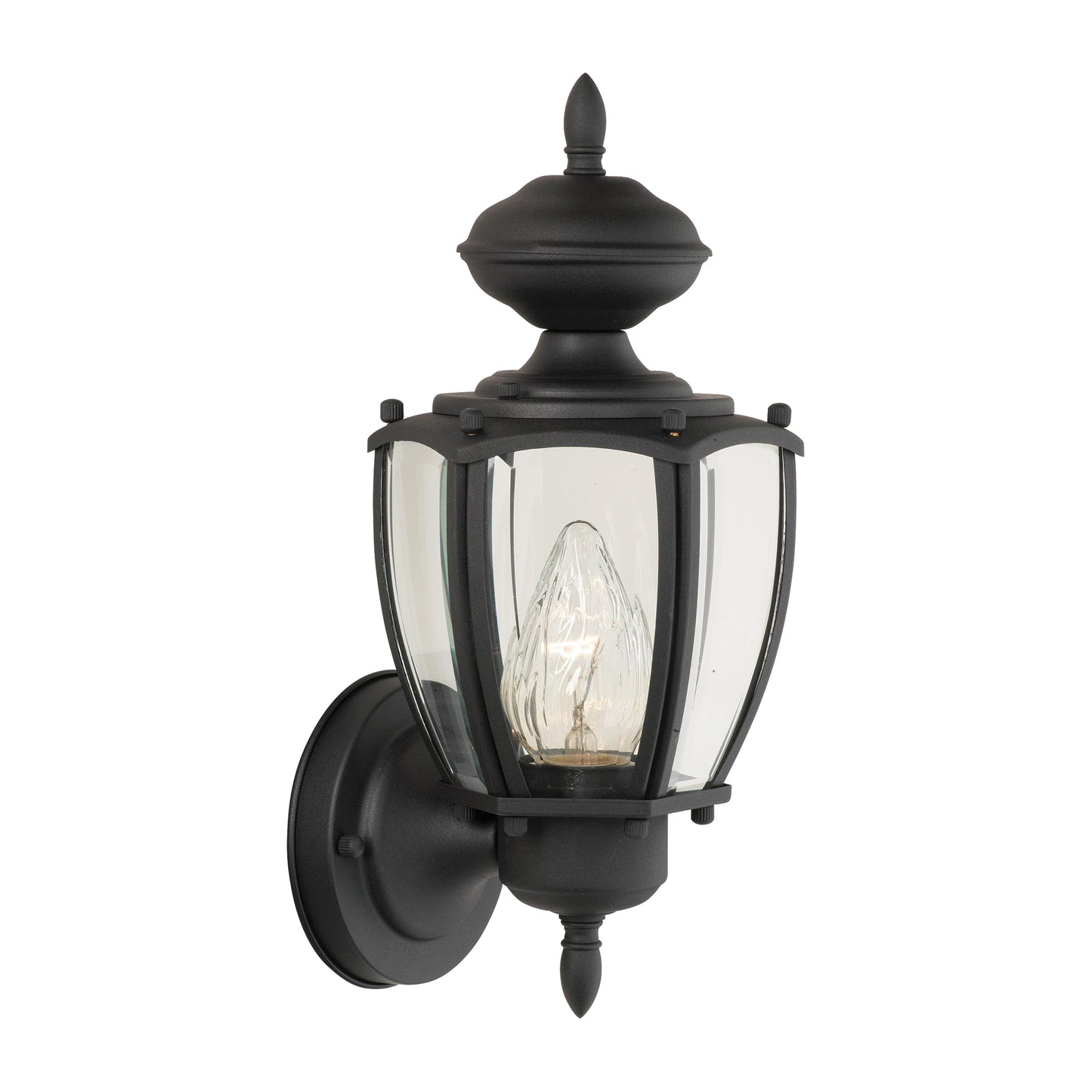 SL94717 - Park Avenue 12'' High 1-Light Outdoor Sconce - Black