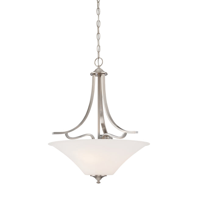 TC0021217 - Treme 20'' Wide 3-Light Pendant - Brushed Nickel