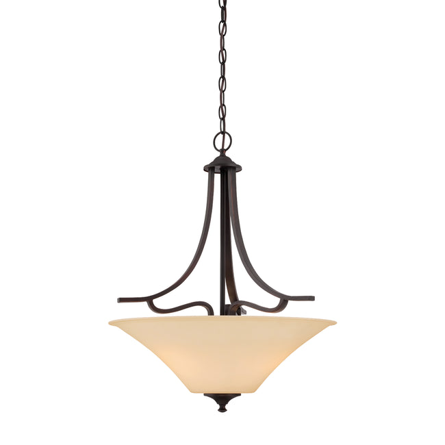 TC0021704 - Treme 20'' Wide 3-Light Pendant - Espresso