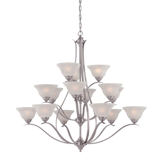 TK0023217 - Prestige 48'' Wide 15-Light Chandelier - Brushed Nickel