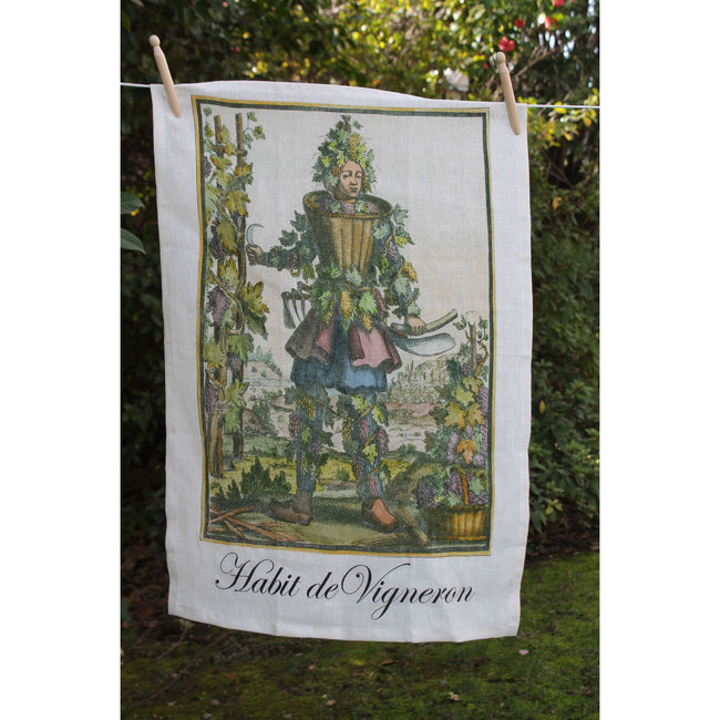 TWL09 - Habit de Vigneron Linen Towel