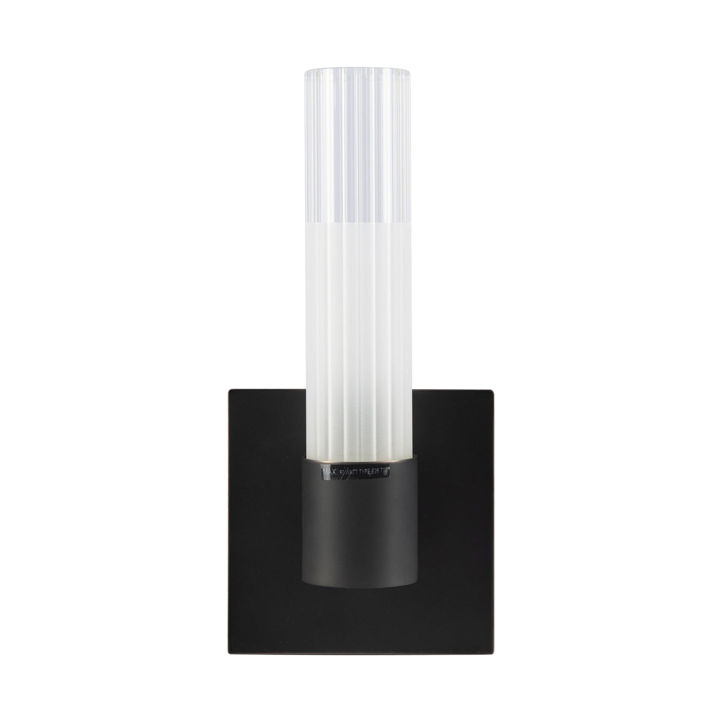 WS851-79-45 - Regato Uno 120V Sconce. Frosted glass w/Clear Top / ORB finish.