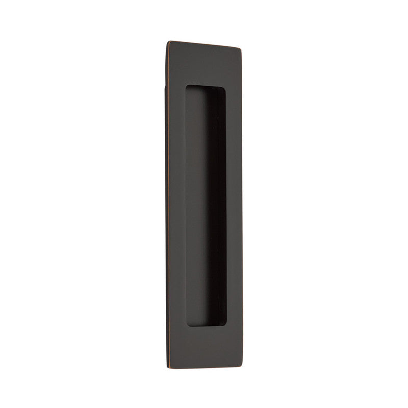 Emtek 7" Modern Rectangular Solid Brass Flush Door Pull