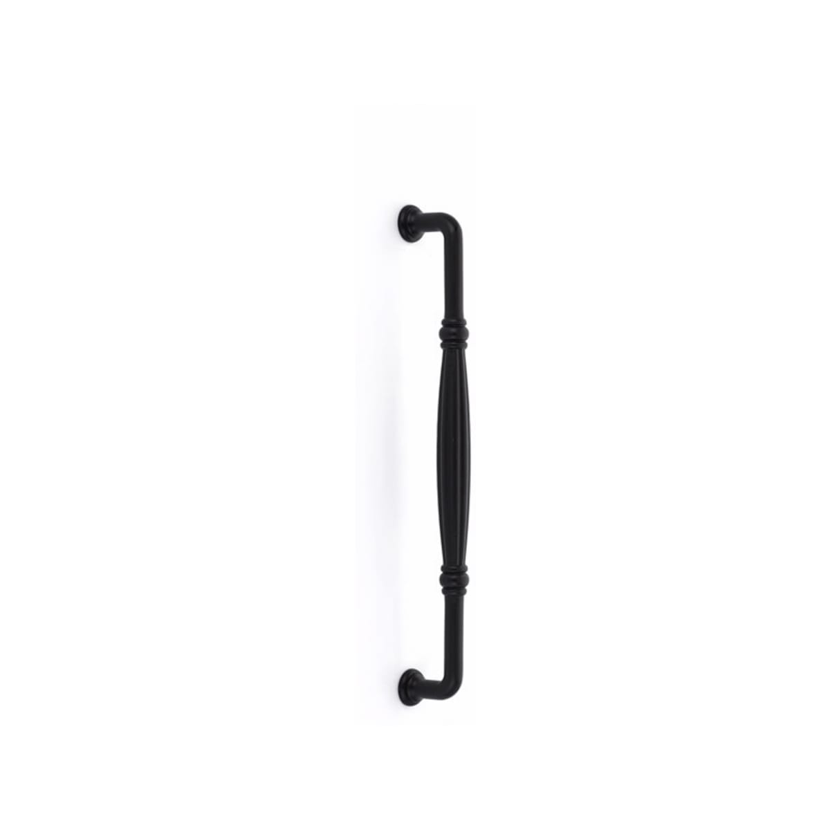 BTB86347FB - Back to Back Fluted Bronze Appliance Pull - 12" - Flat Black