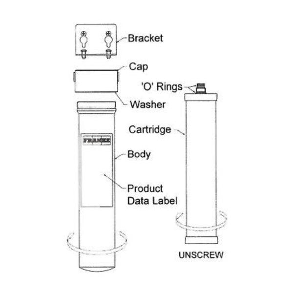 FRX02 - Triflow Water Filter Replacement Cartridge