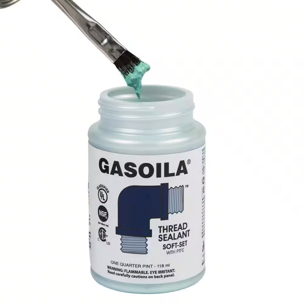 SS04 - Gasoila Soft-Set Thread Sealant with PTFE - 1/4 Pint