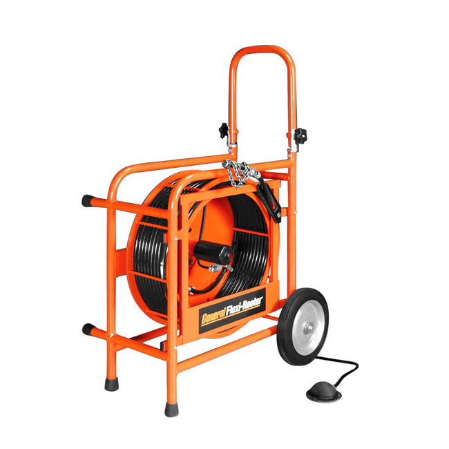 FR100-B - Flexi-Rooter Drain Cleaning Machine with Flexible Shaft and 25' Extension