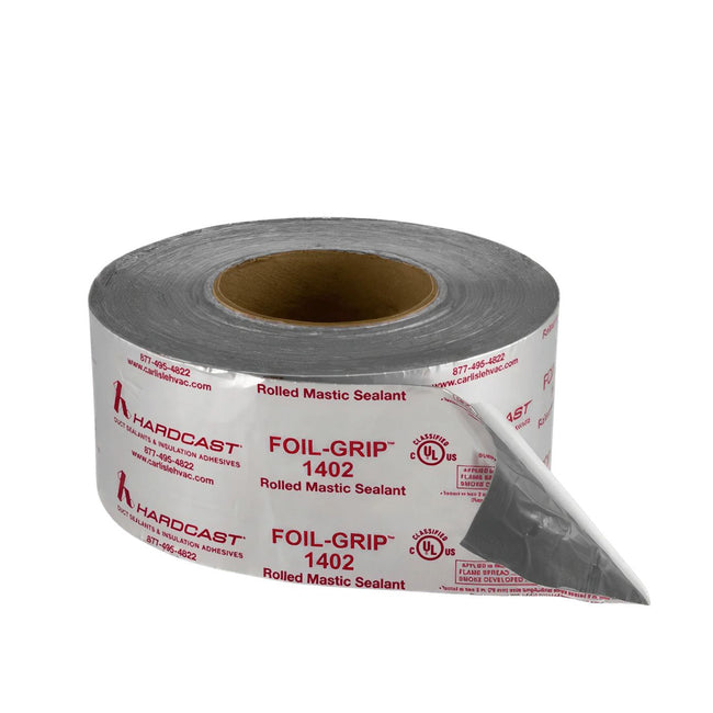 1402 Foil-Grip Printed Aluminum Foil Tape - 3" x 100'