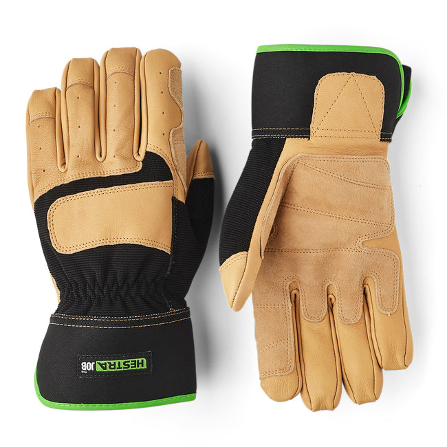 Hassium Heavy-Duty Leather Work Gloves