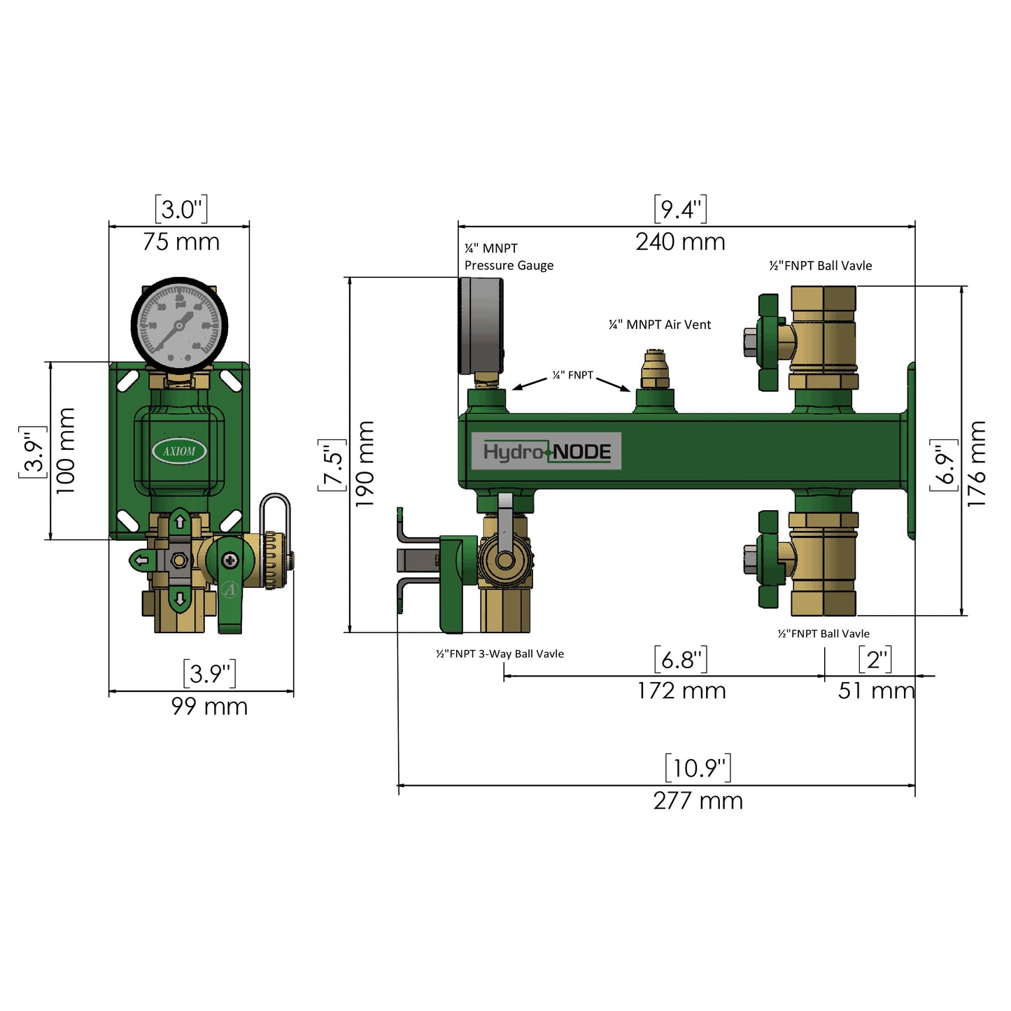 HN-3 - Expansion Tank Wall Bracket - Pro-Kit with ETV-1