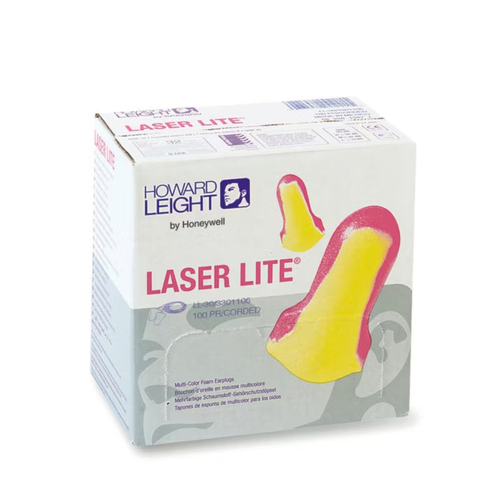 LL-1 - Laser-Lite High-Visibility Formable Foam Earplugs - 200 Pack