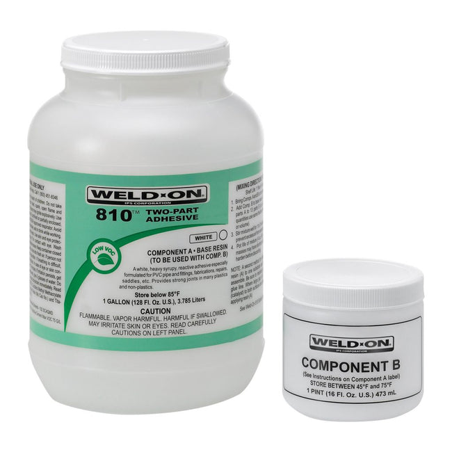 Weld-On 810 - Two-Part Repair & Fabrication Adhesive -  10811 - 1 Quart