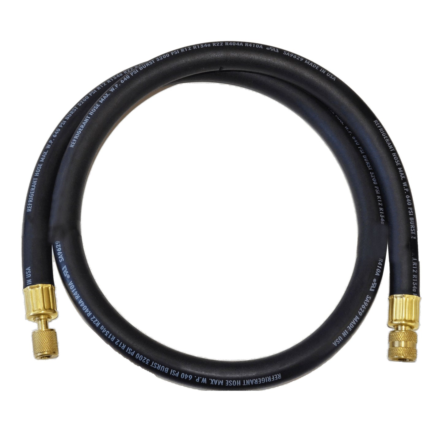 CL264-60 - 1/2" x 60" Heavy-Duty Series Black Charging Hose from VL-100