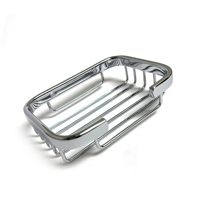 828003 - Solid Brass Bath and Shower Wire Basket - Polished Chrome