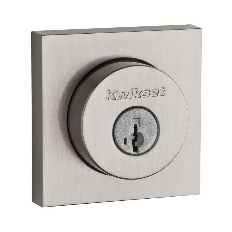 Kwikset 158SQT - Halifax Square Rose Deadbolt