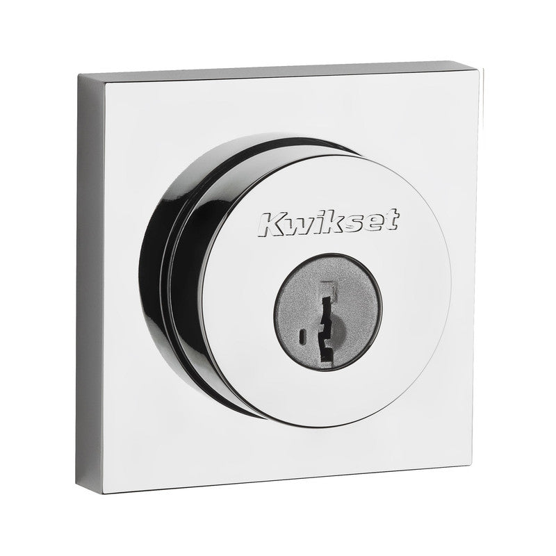 Kwikset 158SQT - Halifax Square Rose Deadbolt