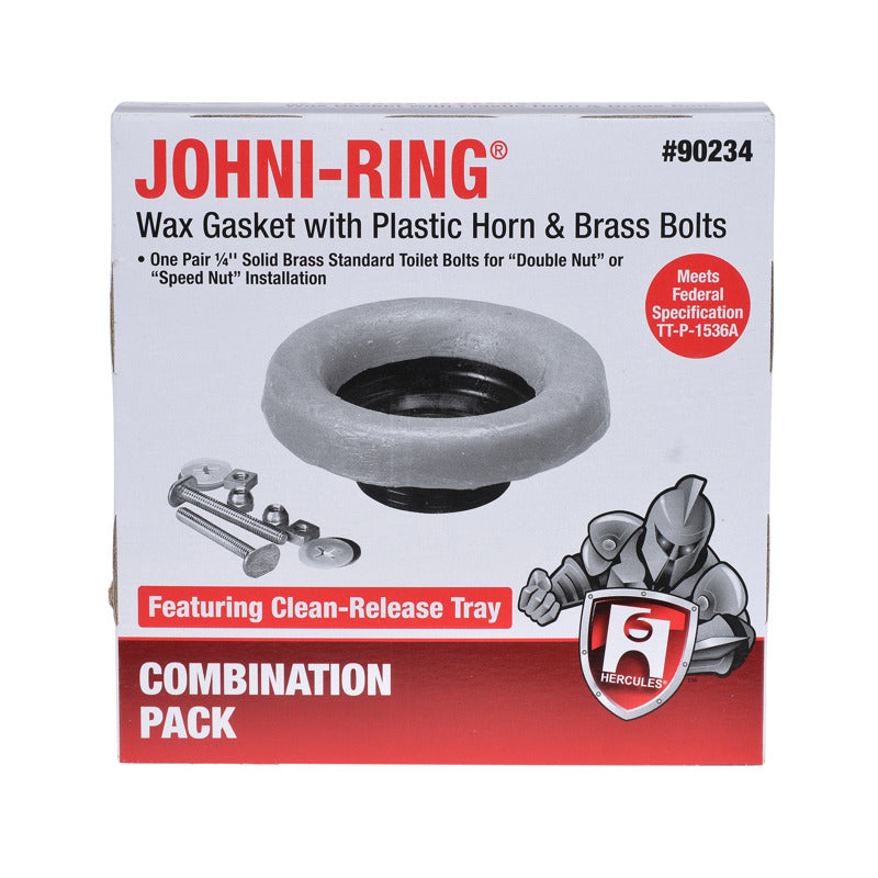 90234 - Hercules Johni-Rings Combo Pack with Quick Bolts - 3" or 4" Waste Lines