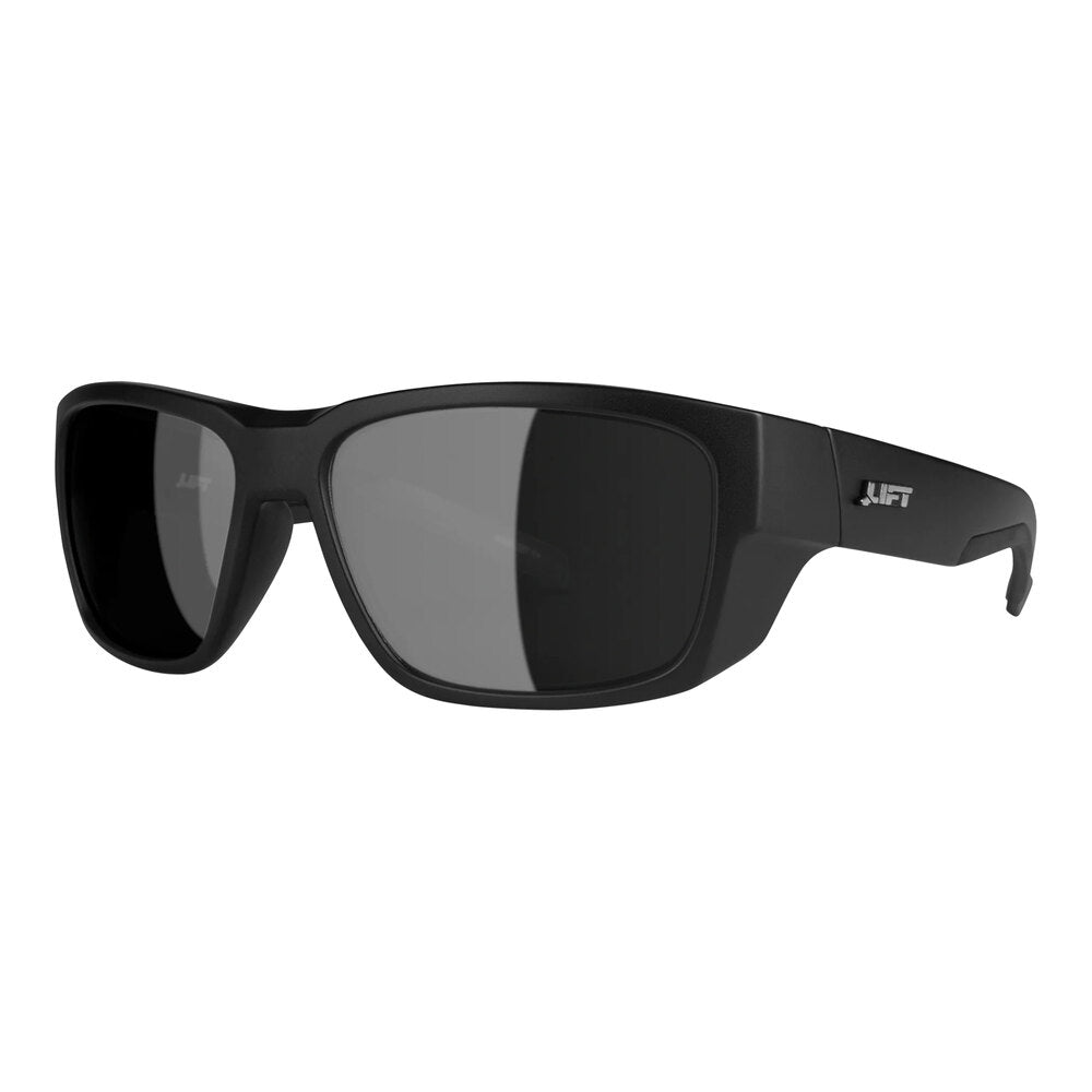 EFU-21MKM - FusionSafety Glasses - Matte Black Frames with Mirror Lenses