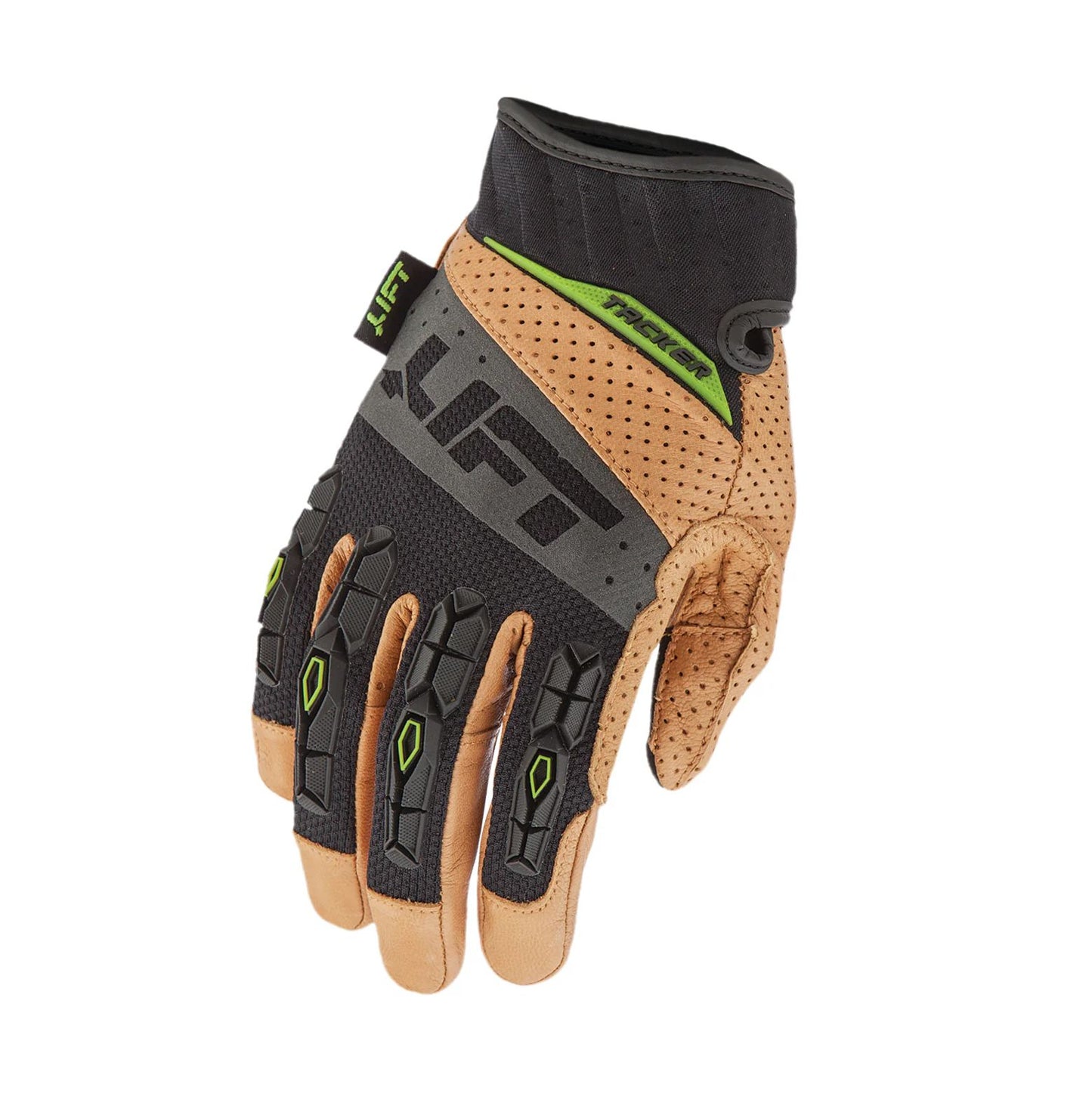 Tacker Black on Brown Winter Glove with Thinsulate Lining