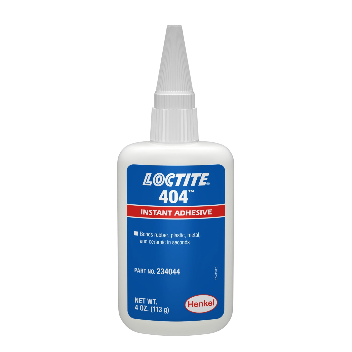 234044 - Loctite 404 Instant Component Bonding for Rubber / Plastics - 4 oz