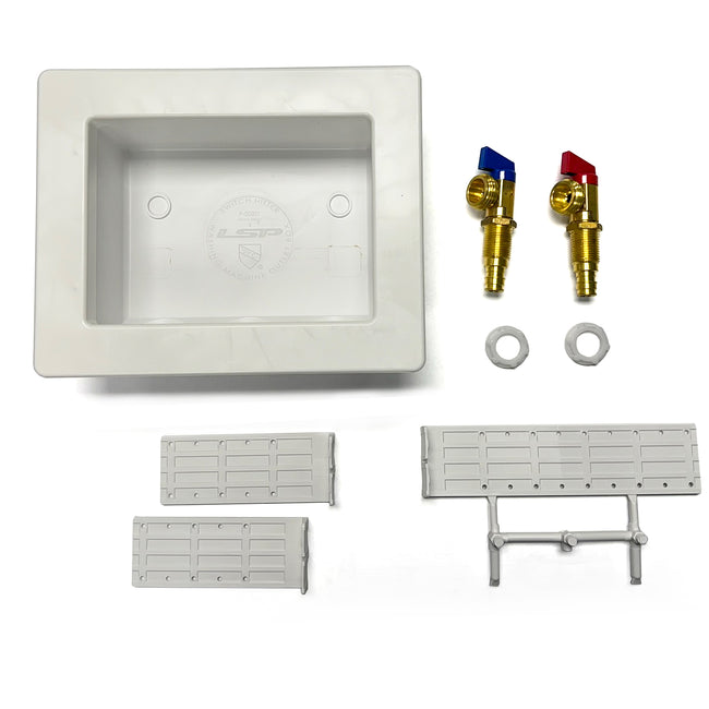 OB-331 - Plastic Switch Hitter Outlet Box with Uponor ProPEX Valves, Unassembled