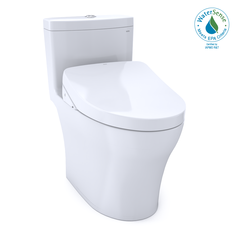 Toto MW4463046CEMFGNA#01 - Aquia IV WASHLET+ S500e Two-Piece Toilet - 1.28 GPF & 0.9 GPF - Universal Height