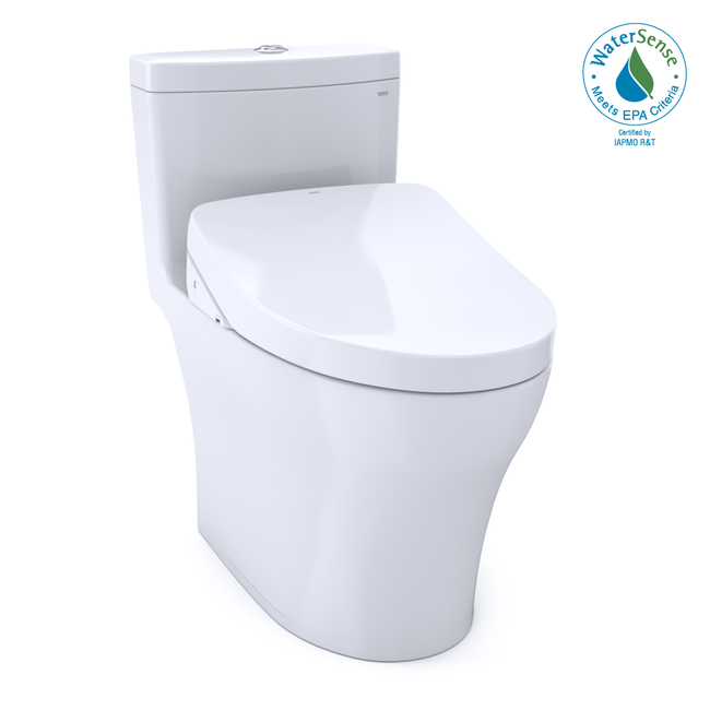 Toto MW4463046CEMFGNA#01 - Aquia IV WASHLET+ S500e Two-Piece Toilet - 1.28 GPF & 0.9 GPF - Universal Height