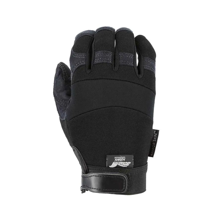 2139BK - Armor Skin Mechanics Glove with Reinforced Palm & Fingers