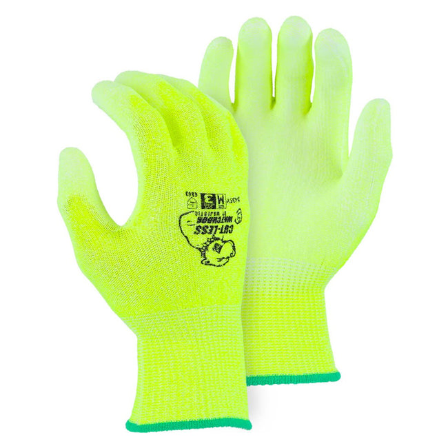 Cut-Less Watchdog Cut Resistant Gloves - High Visibility Yellow