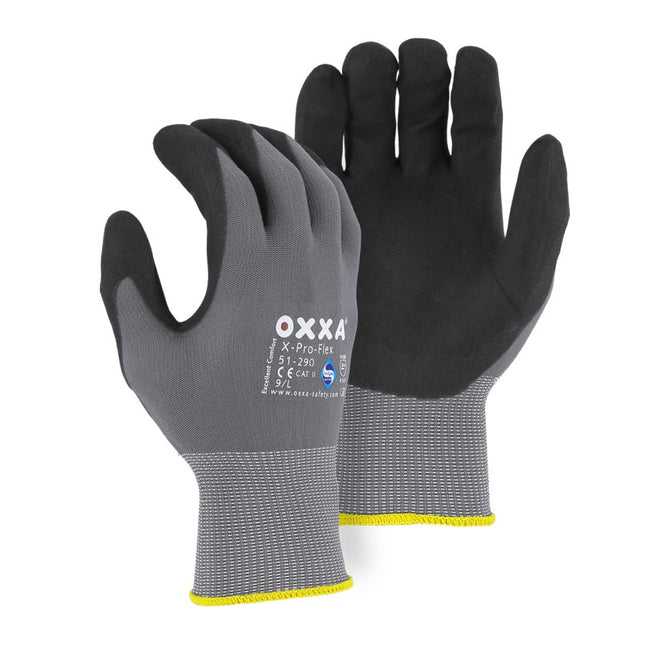 51-290 - OXXA Superior Micro Foam Nitrile Palm Glove on Nylon Shell