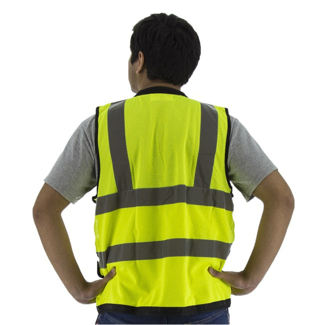 High Visibility Yellow Heavy Duty Mesh Vest