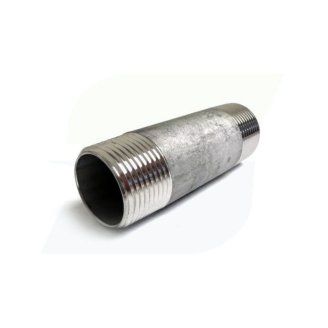 6012-300 - 3/4" x 3" L Threaded Pipe Nipple, 316/316L Stainless Steel Schedule 40