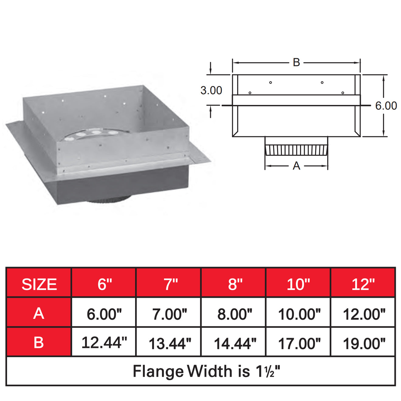 8TGCSP - 8" Painted Ceiling Support