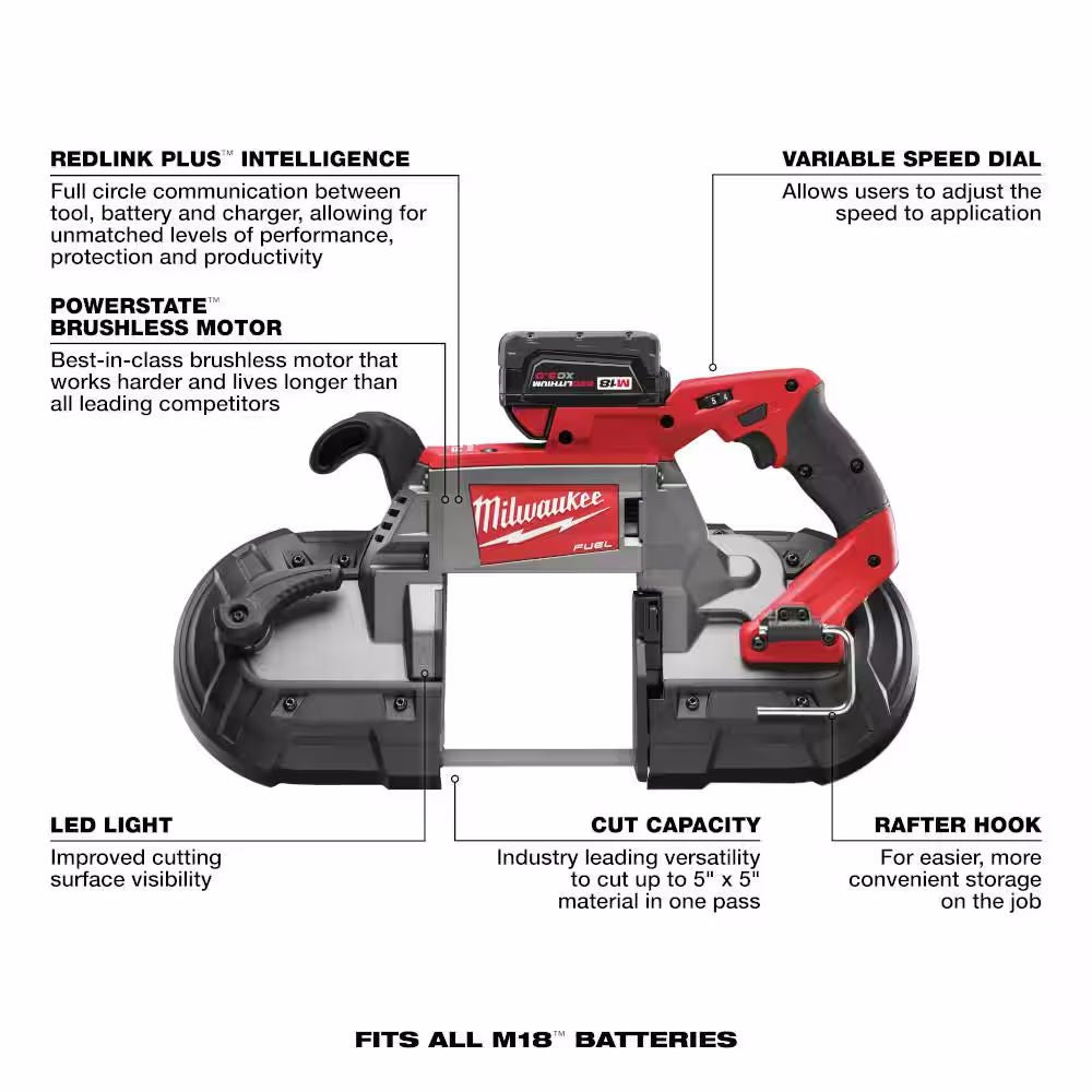 2729-22 - M18 Fuel Deep Cut Band Saw Kit