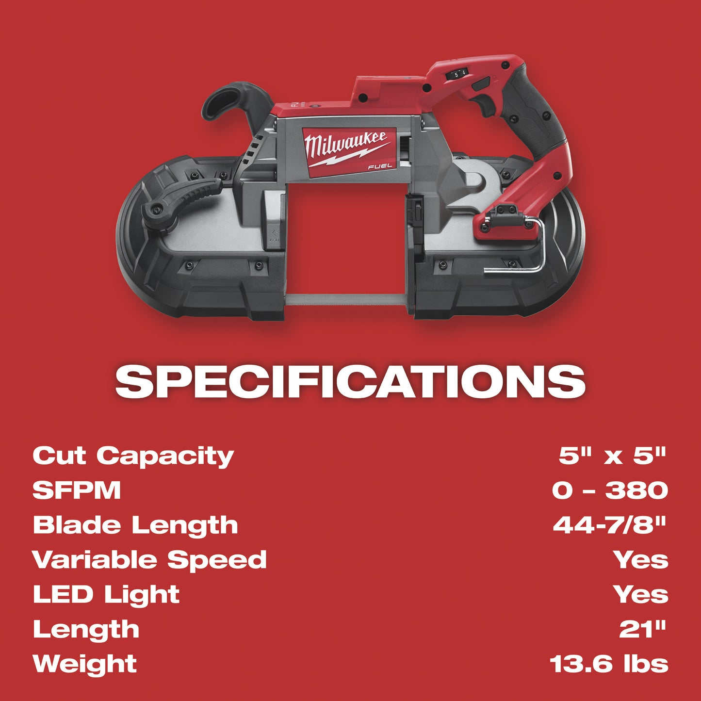 2729-22 - M18 Fuel Deep Cut Band Saw Kit