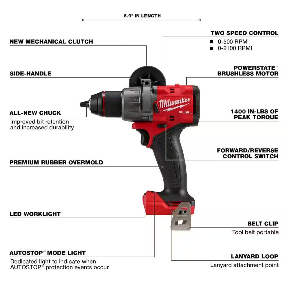 3697-25 - M18 FUEL 18V Lithium-Ion Brushless 5-Tool Combo Kit