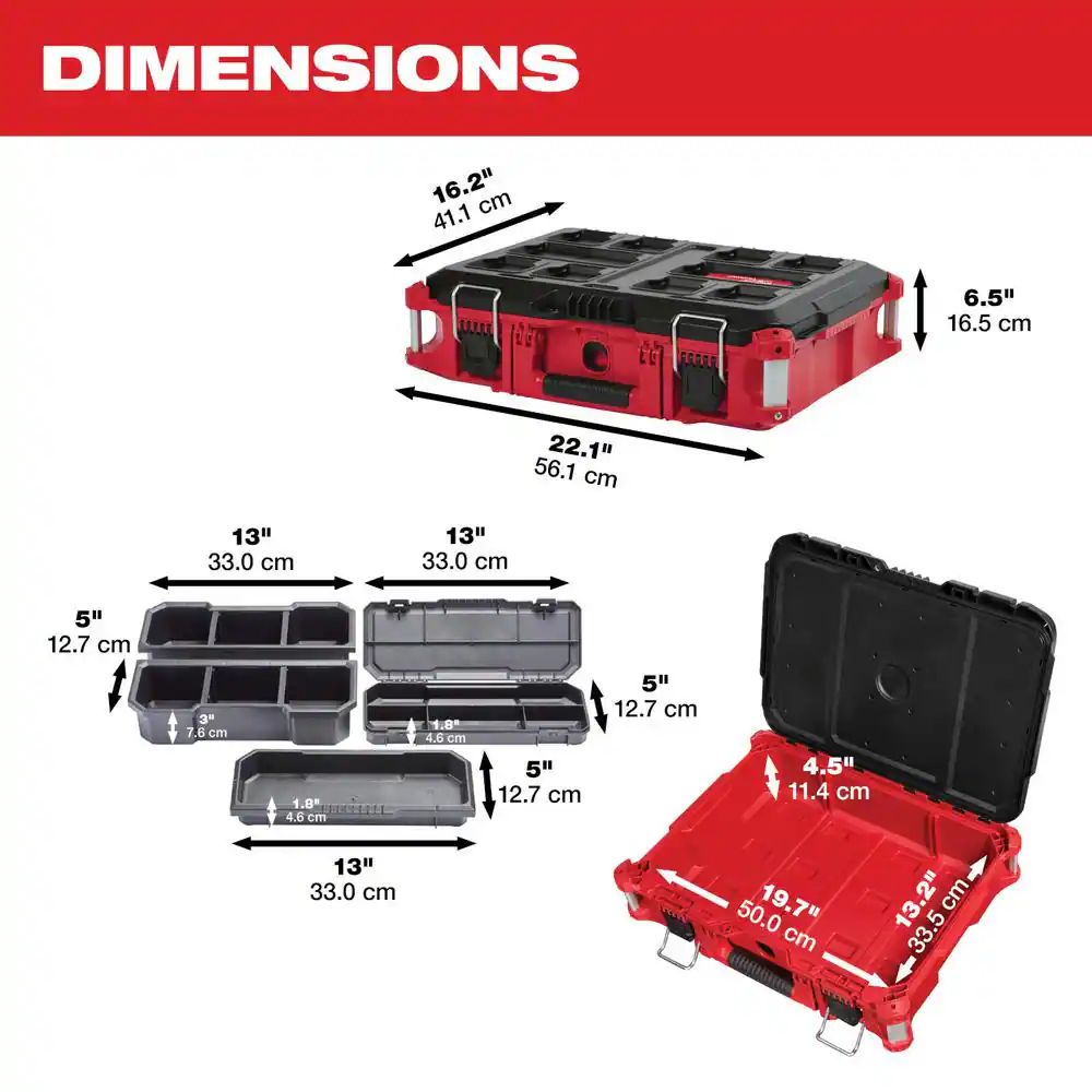 48-22-8424 - 22" PACKOUT Medium Tool Box