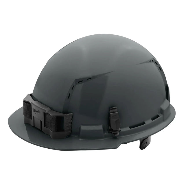 48-73-1234 - Bolt Gray Front Brim Vented Hard Hat W/6Pt Ratcheting Suspension - Usa - Type 1, Class