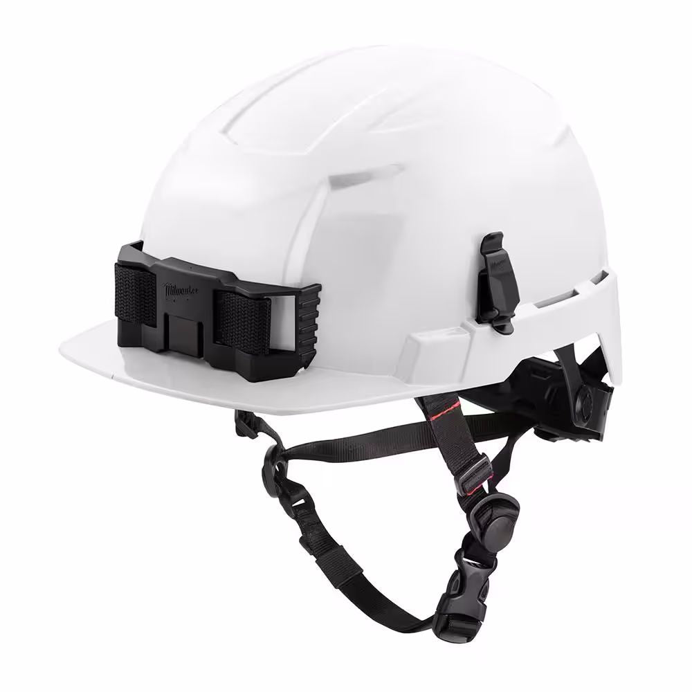 48-73-1321 - Bolt White Front Brim Safety Helmet - Type 2 Class E