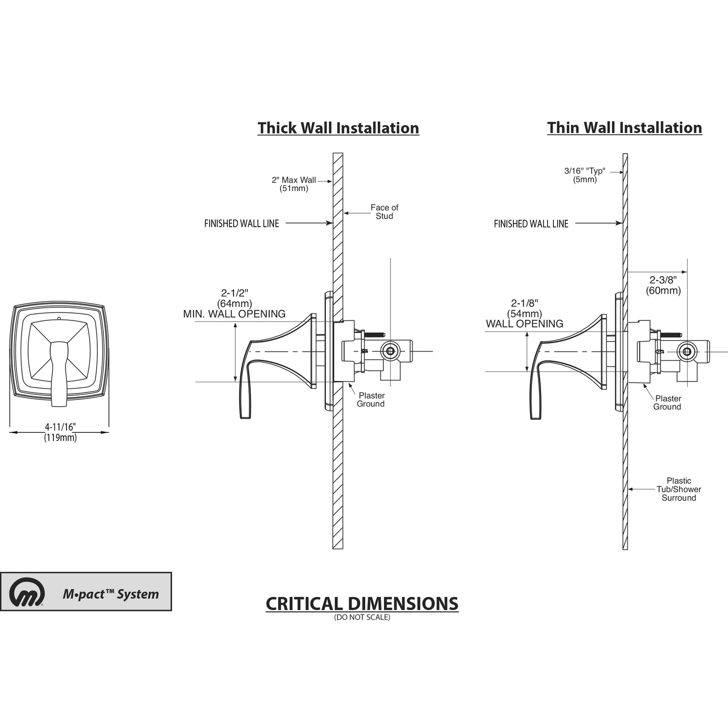 Voss 3-Function Diverter Valve Trim