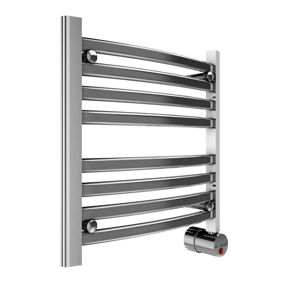 W219TPC - Broadway 8-Bar Wall-Mounted Electric Towel Warmer with Digital Timer - Polished Chrome