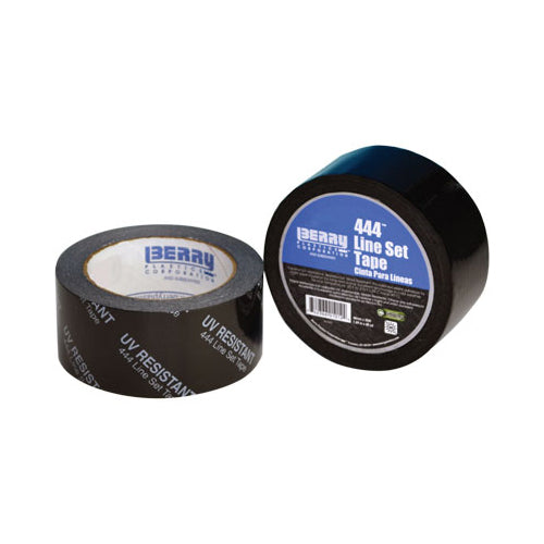 444 Black Line Set Tape with UV Print - 2" x 60 yds